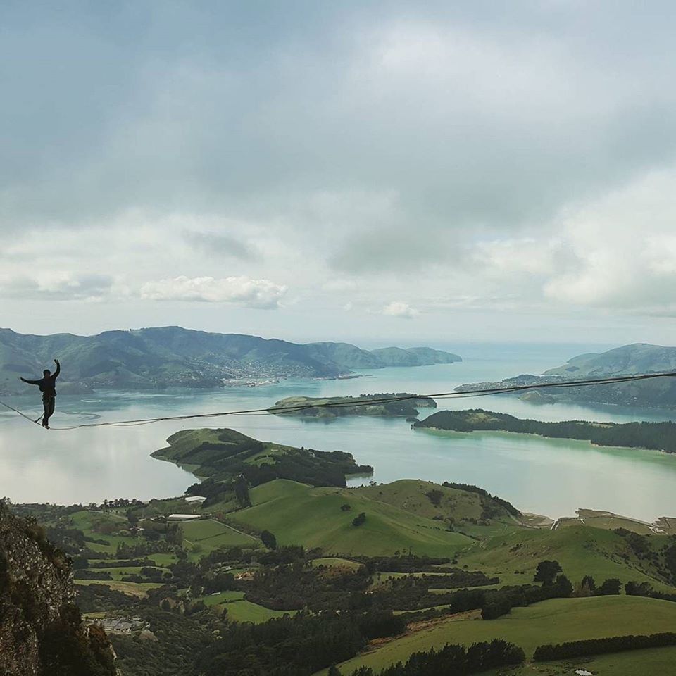 Flying high above hobbit land