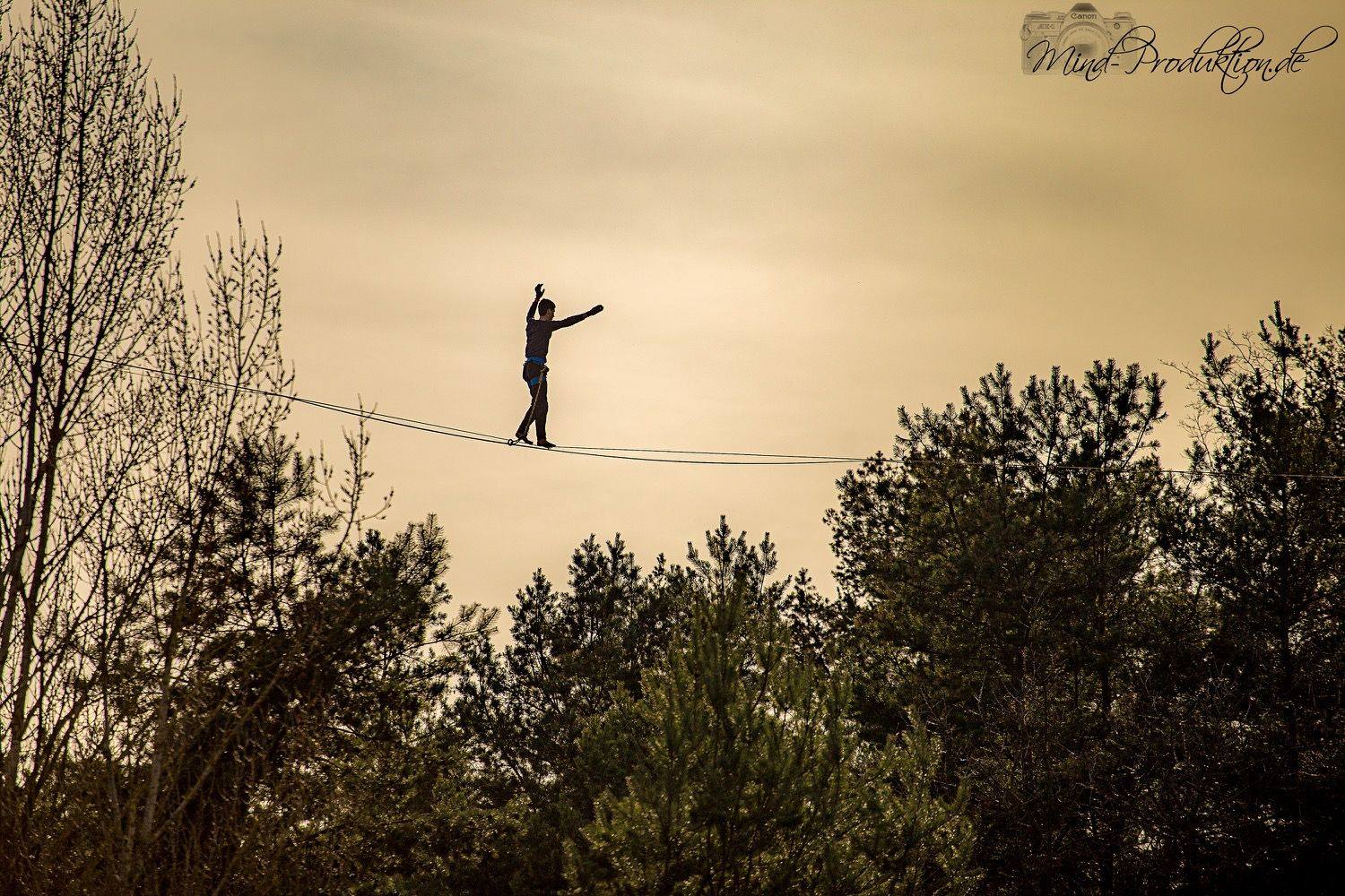 The "Passion of Otto Lilienthal" highline project