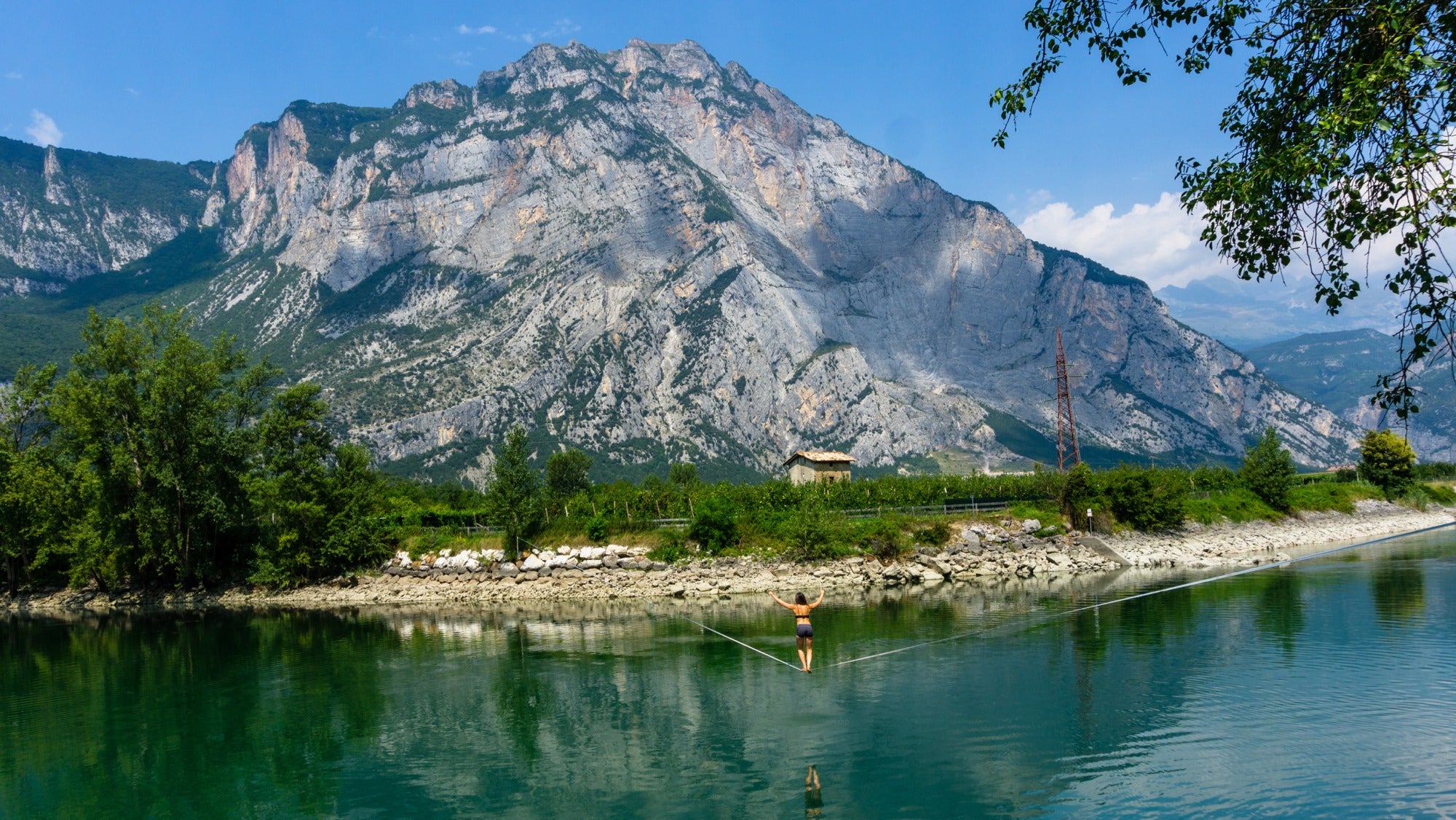 Waterline: Soraya cruises across the Lago di Cavèdine, Italy