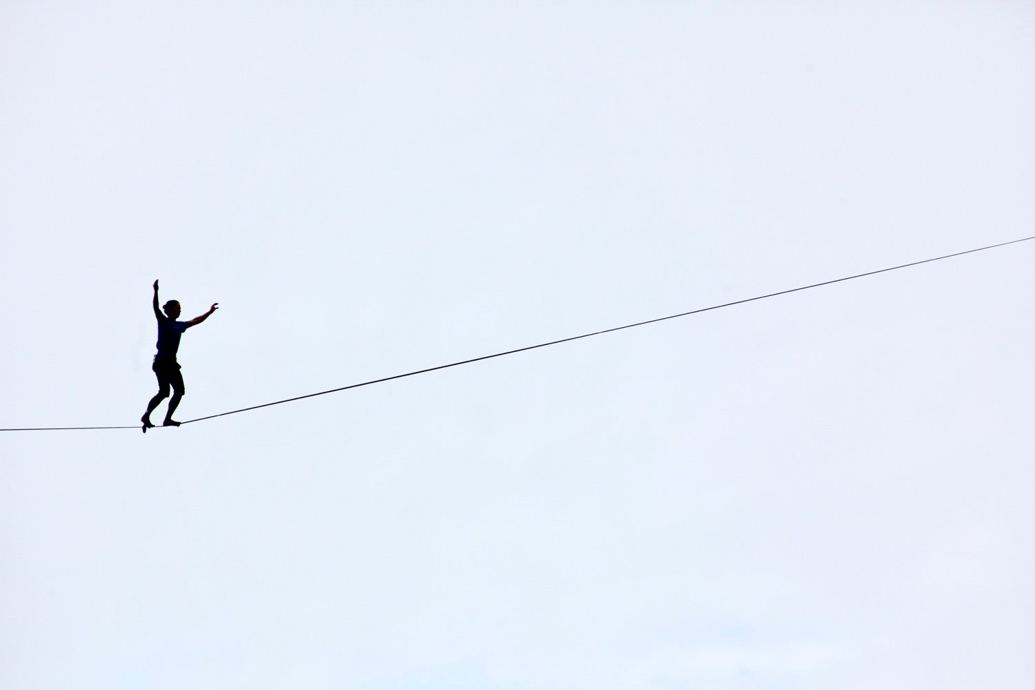 "the most difficult highline of my life"