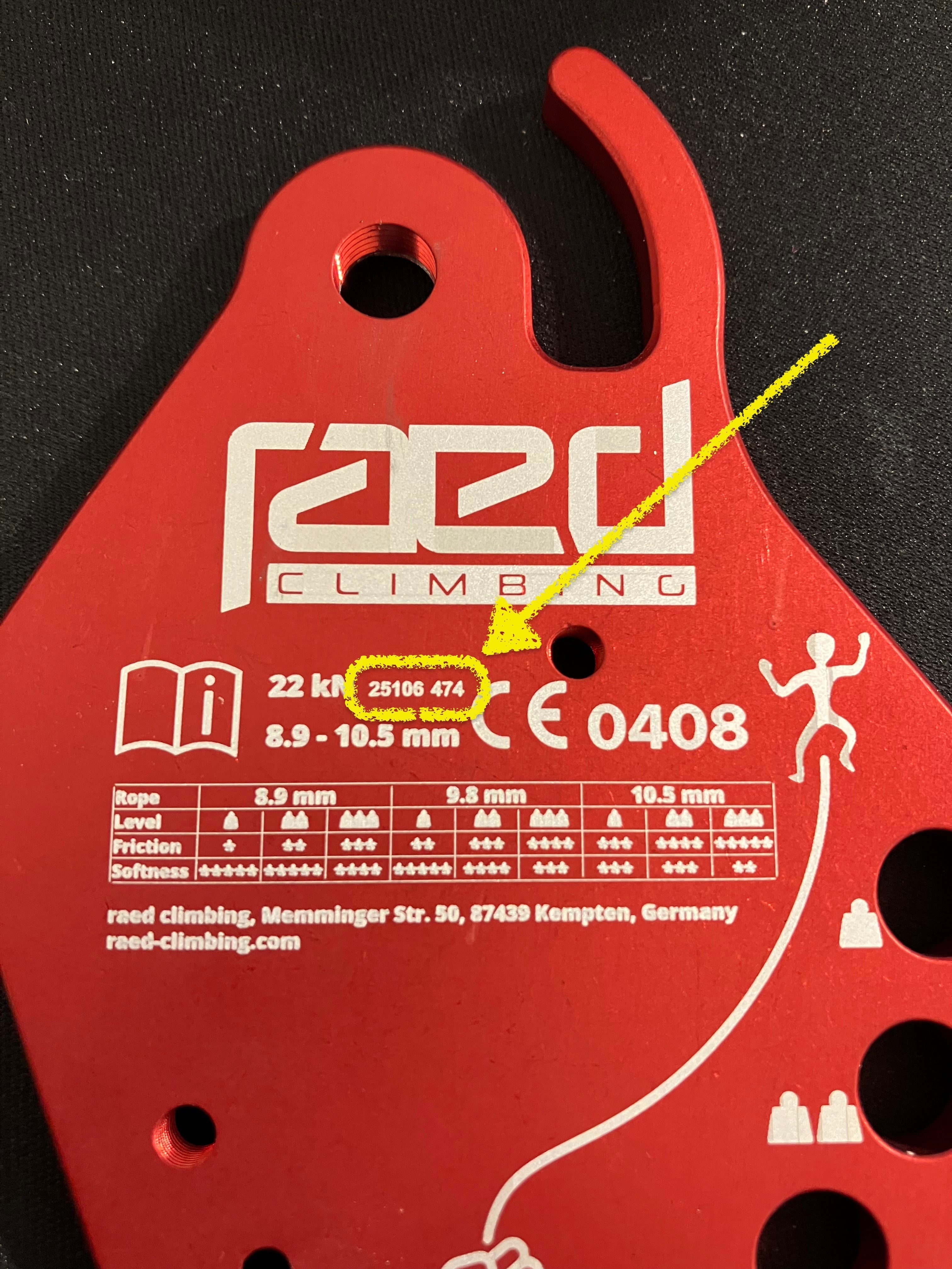 How to check for the manufacturing date of your raed device