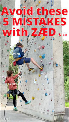ZAED pro2 - brake assistant for climbing w/ weight difference - raed ...