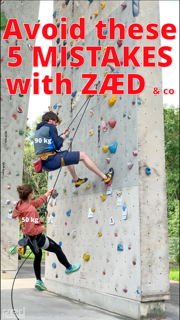 ZAED pro2 - brake assistant for climbing w/ weight difference - raed ...
