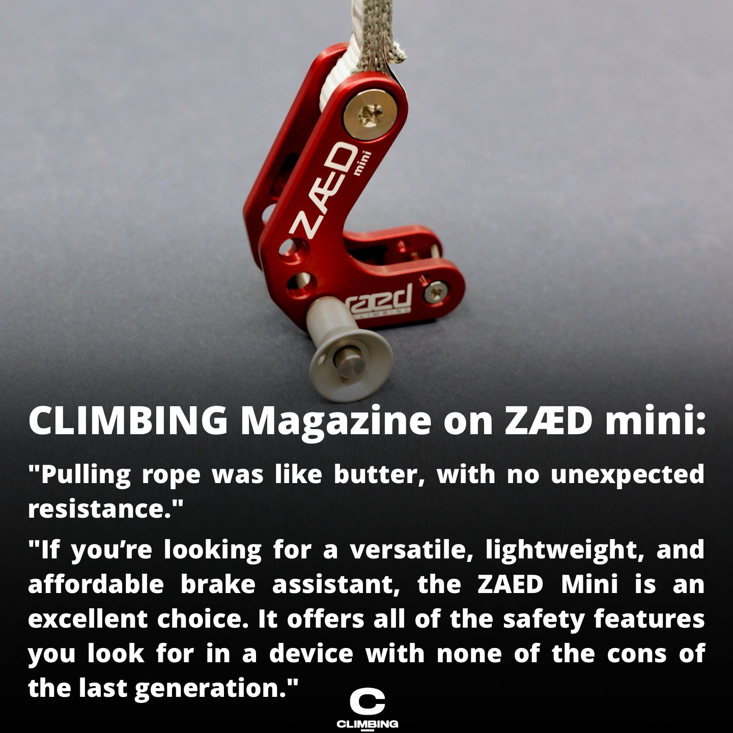 CLIMBING Magazine tested ZAED