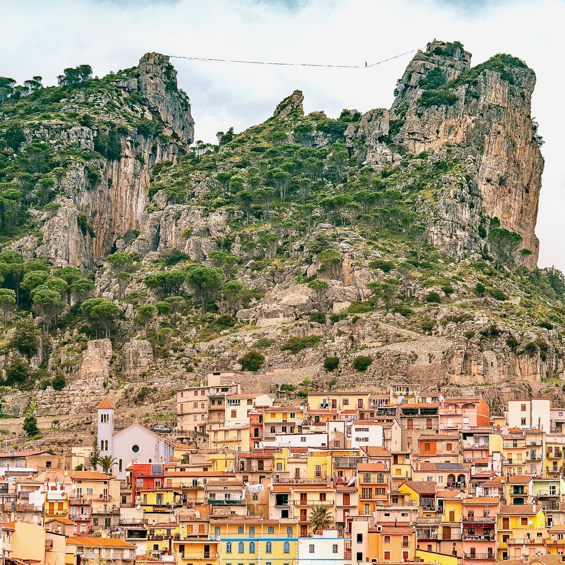 Highlining in Sardinia